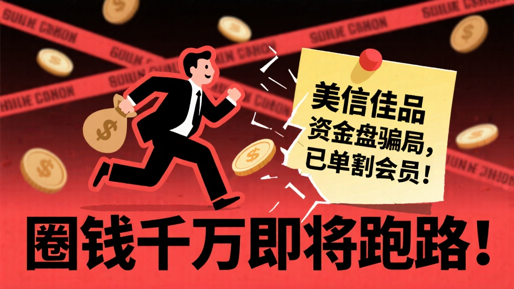 美信佳品资金盘骗局，已经单割会员，圈钱千万即将跑路！
