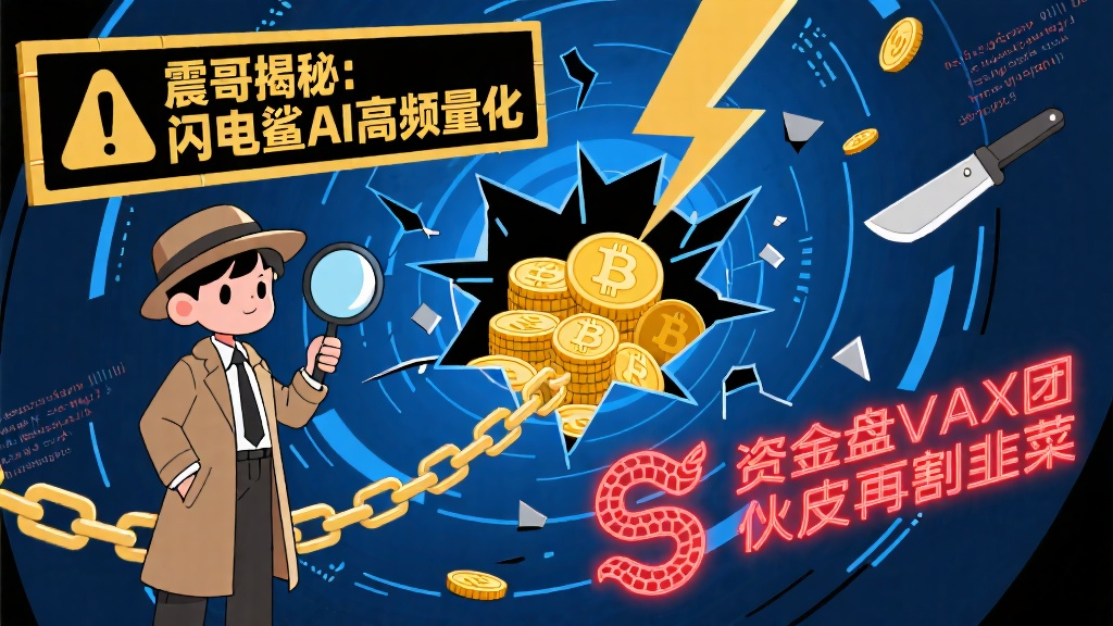 震哥揭秘：闪电鲨AI高频量化资金盘，VAX团伙换皮再割韭菜！