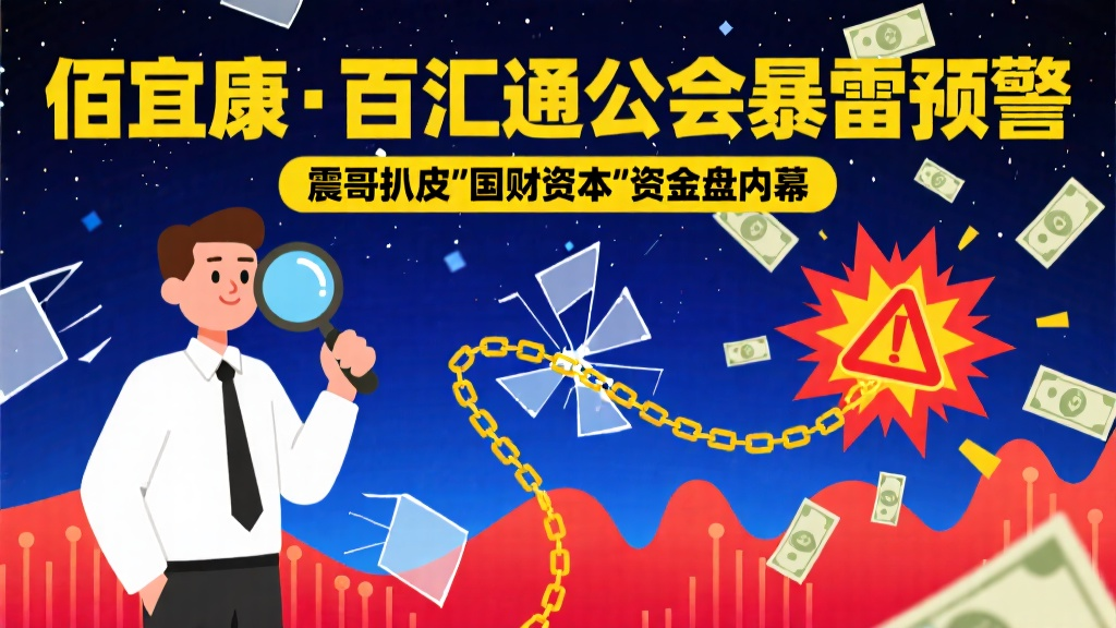 【佰宜康.百汇通公会暴雷预警】扒皮“国财资本”资金盘骗局