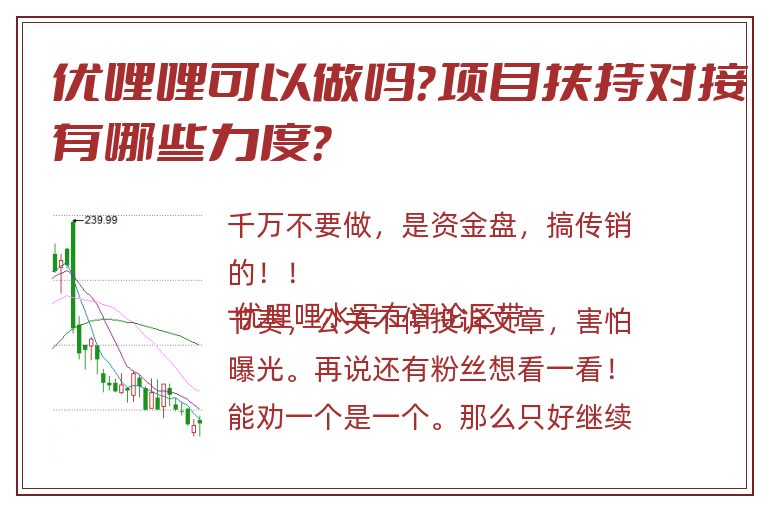 优哩哩可以做吗？项目扶持对接有哪些力度？