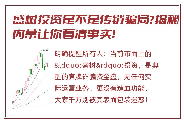 盛树投资是不是传销骗局？揭秘内幕让你看清事实！