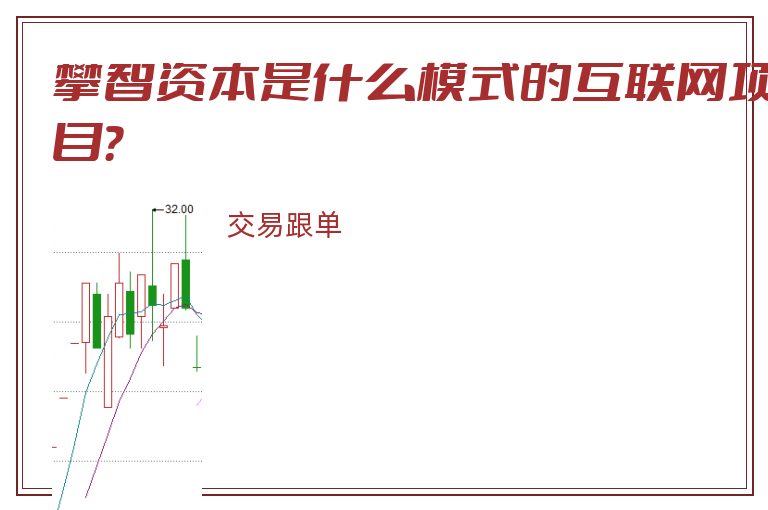攀智资本是什么模式的互联网项目？