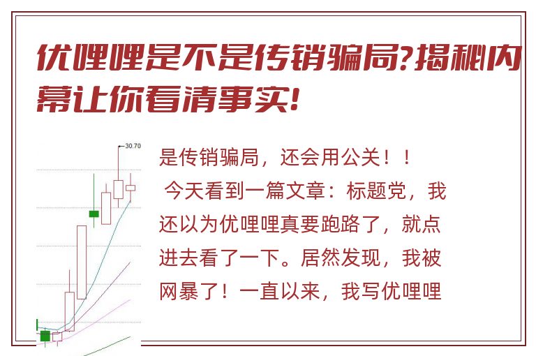 优哩哩是不是传销骗局？揭秘内幕让你看清事实！
