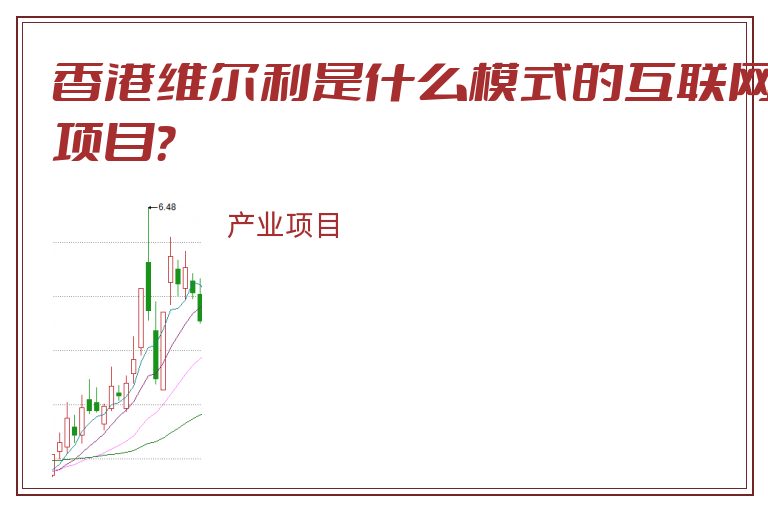 香港维尔利是什么模式的互联网项目？